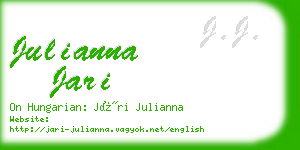 julianna jari business card